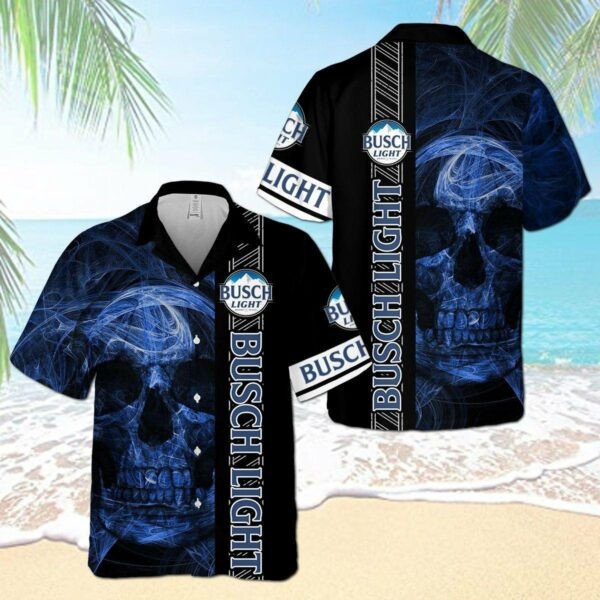 Bud Light Hawaiian Shirt Tropical Aloha Button Up