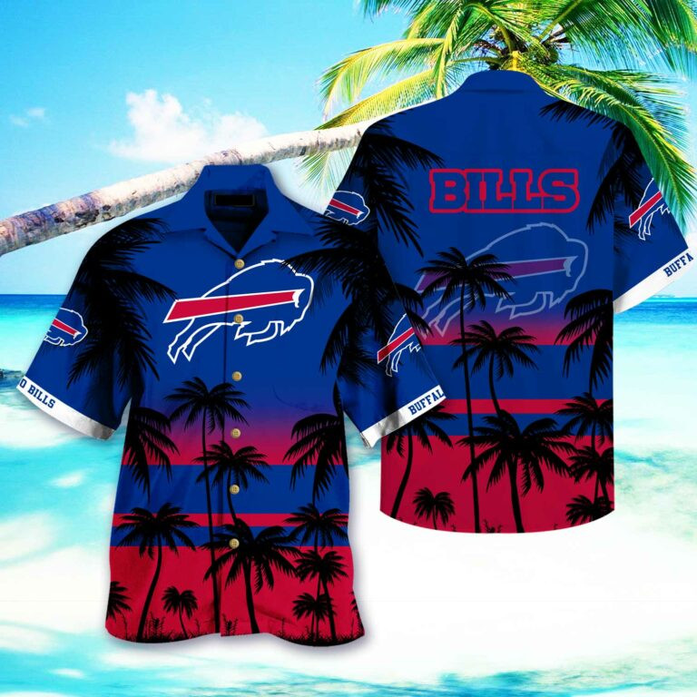 Buffalo Bills Coconut Summer Hawaiian Shirt Tropical Aloha Button Up