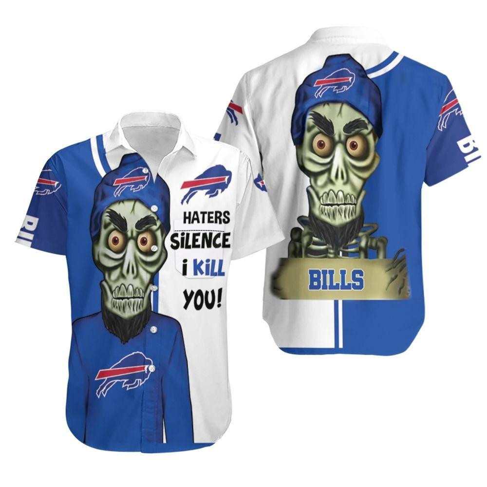 Buffalo Bills Haters I Kill You Hawaiian Shirt Tropical Aloha Button Up
