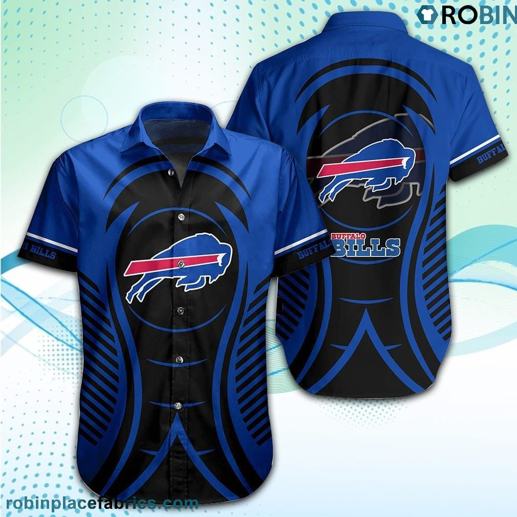 Buffalo Bills Summer Hawaiian Shirt Tropical Aloha Button Up