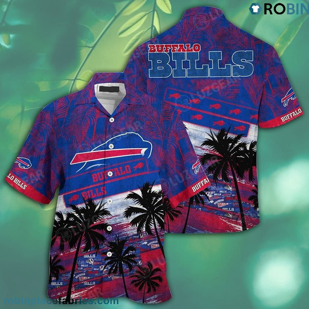 Buffalo Bills Trending Hawaiian Shirt Tropical Aloha Button Up