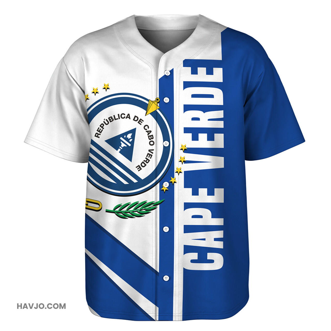 Cape Verde Casual Style Baseball Jersey