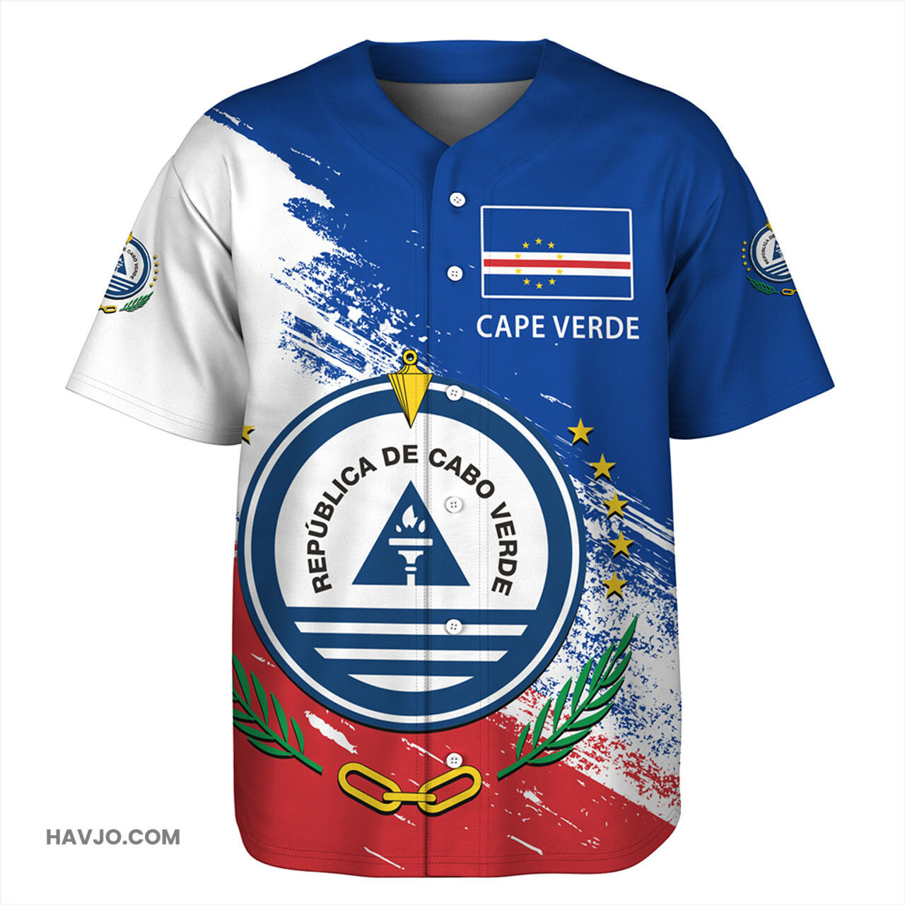 Cape Verde Special Style Baseball Jersey