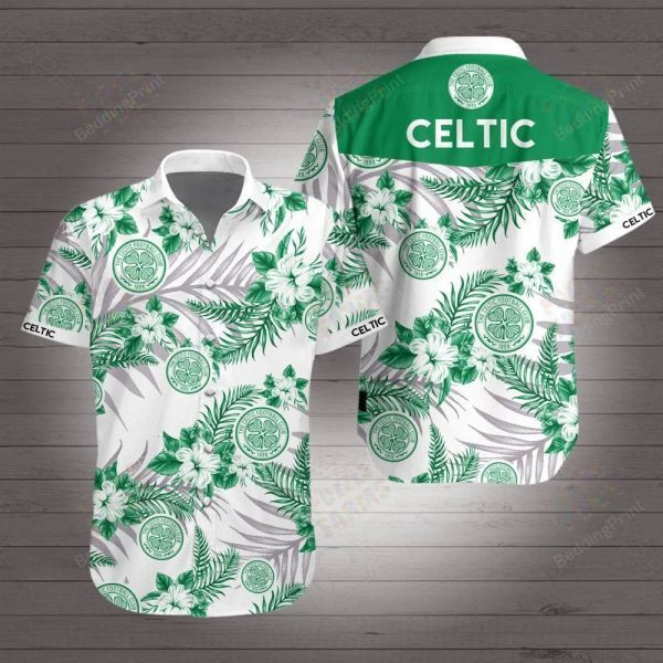 Celtic Hawaiian Shirt Tropical Aloha Button Up