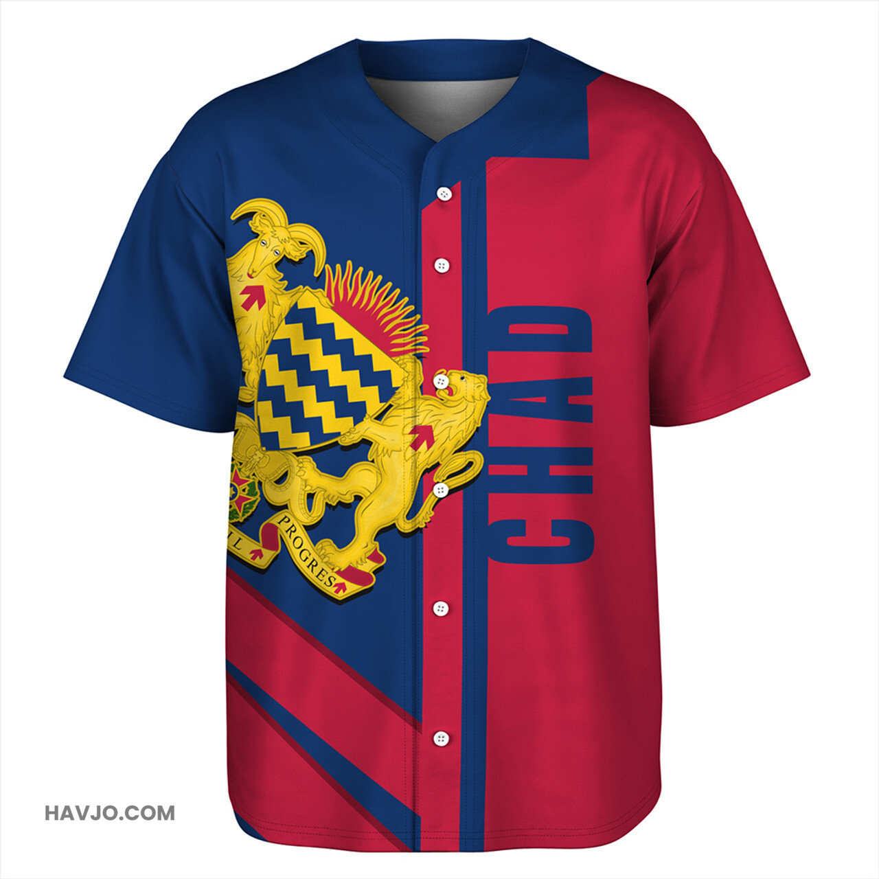 Chad Casual Style Baseball Jersey