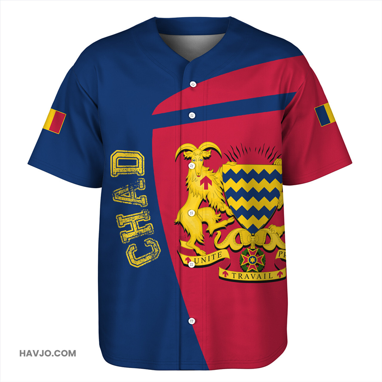 Chad Half Concept Baseball Jersey