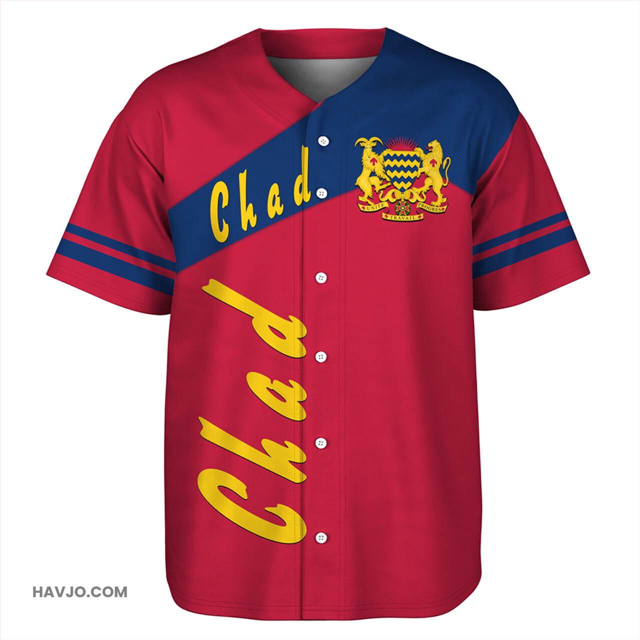 Chad Sport Style Baseball Jersey