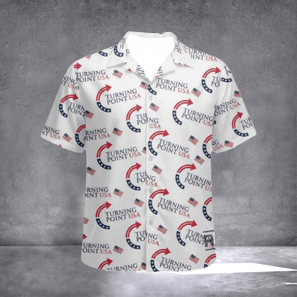 Charlie Kirk Turning Point USA Hawaiian Shirt Charlie Kirk Online Merch Turning Point Gift