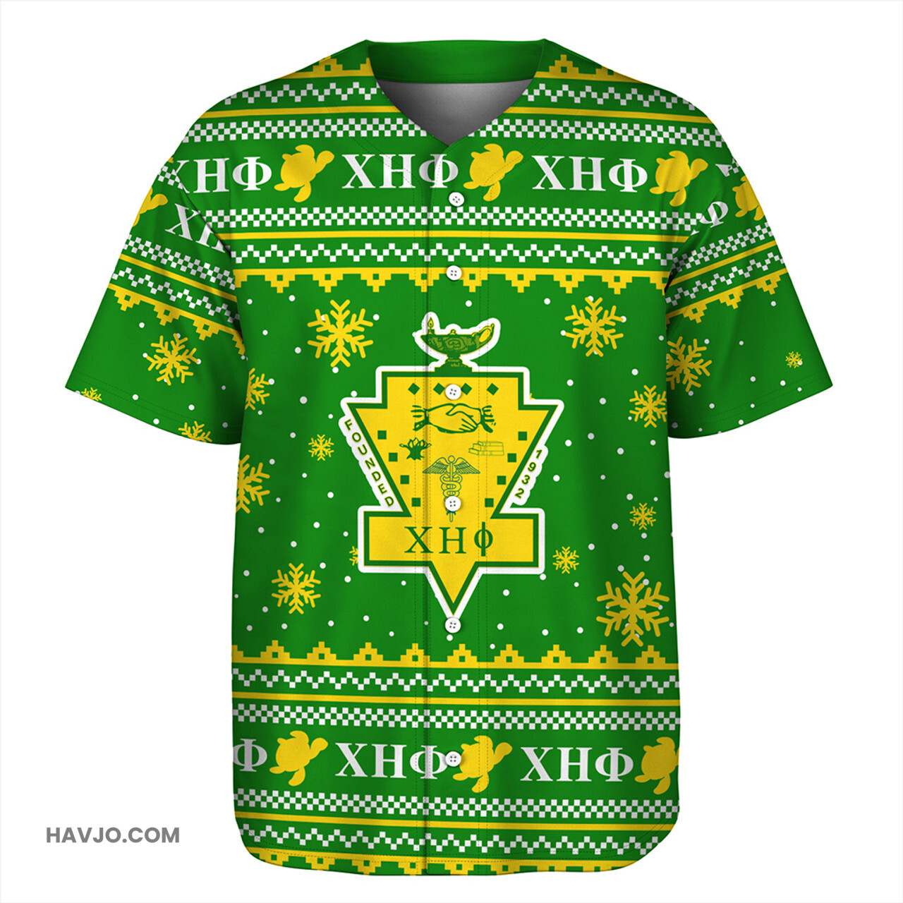 Chi Eta Phi Christmas Baseball Jersey