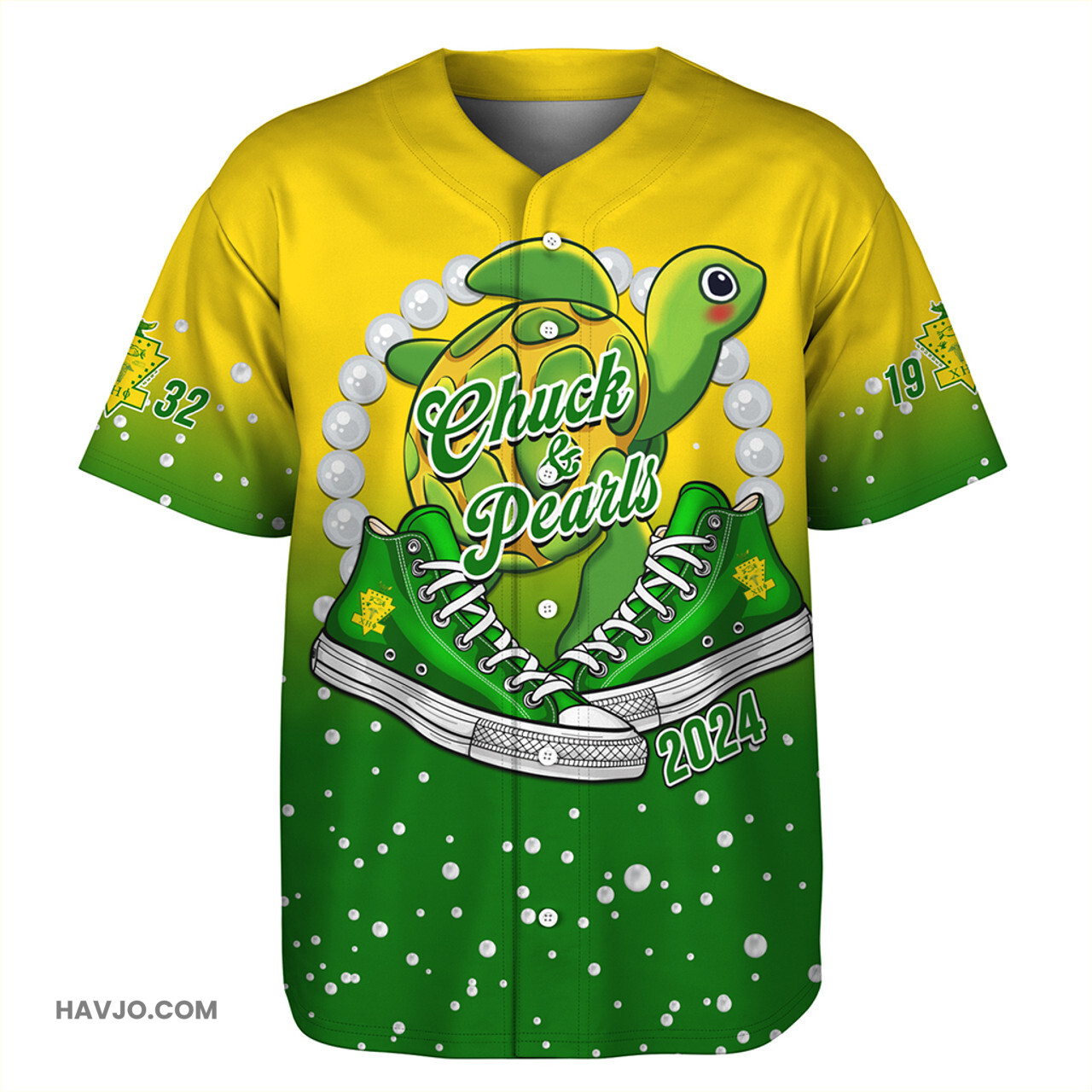 Chi Eta Phi Chuck And Pearl 2024 Baseball Jersey