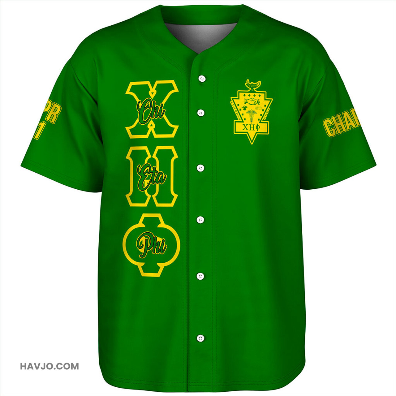 Chi Eta Phi Custom Chapter Color Baseball Jersey