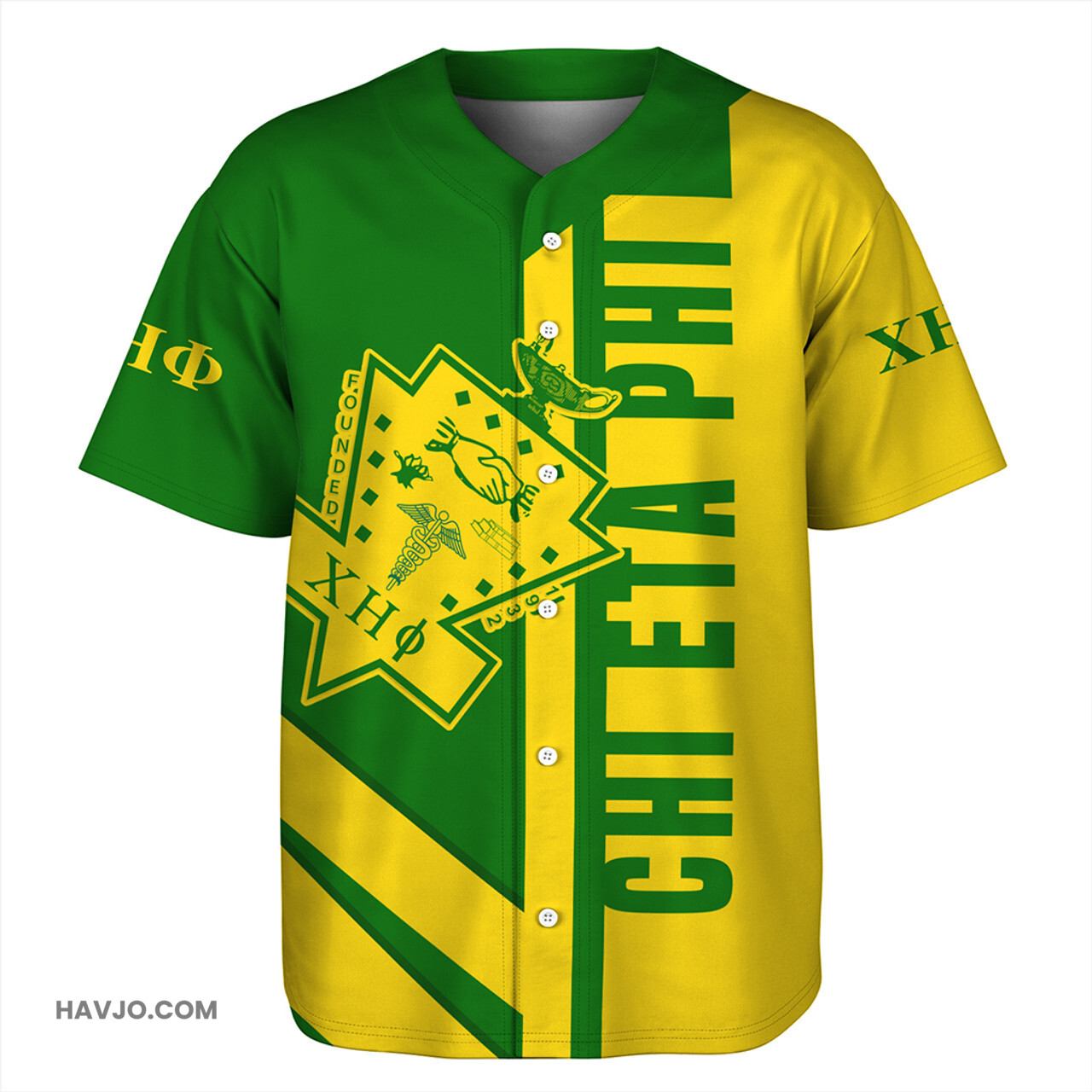 Chi Eta Phi Half Concept Baseball Jersey