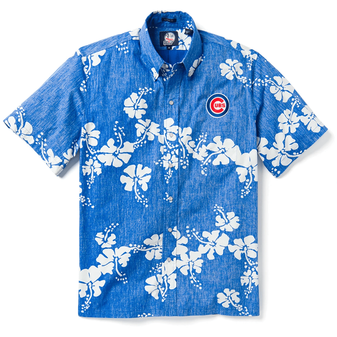 Chicago Cubs 50th State Hawaiian Shirt Tropical Aloha Button Up