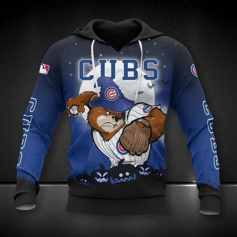 Chicago Cubs Mascot MLB All Over Print Hoodie