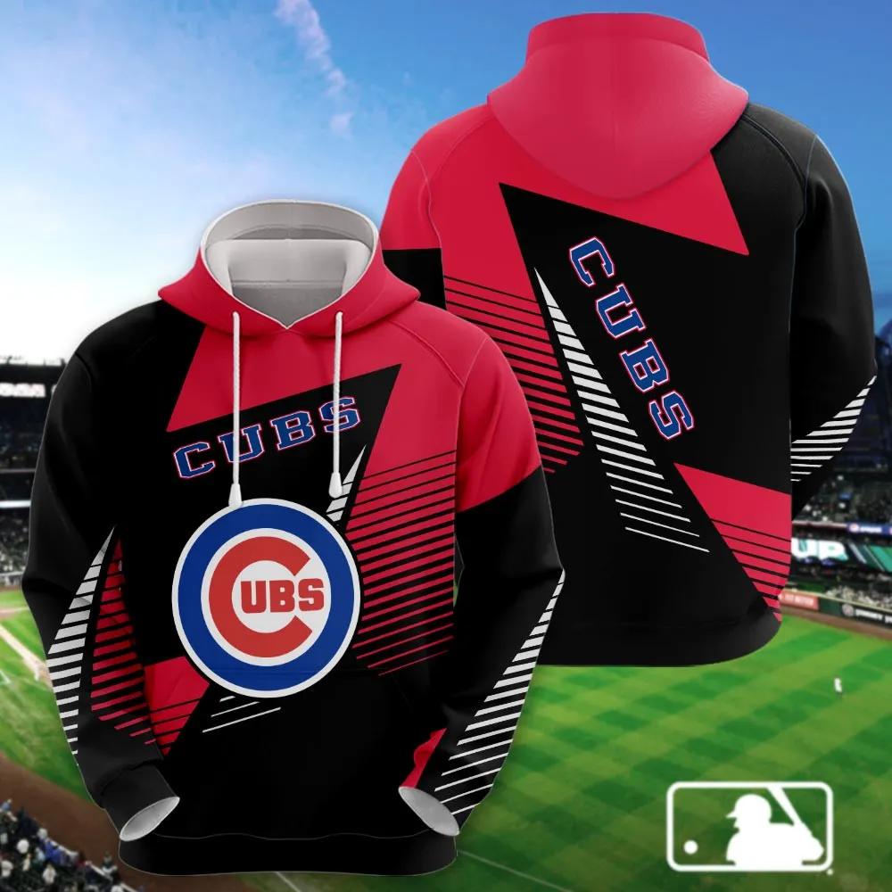 Chicago Cubs Printed MLB All Over Print Hoodie