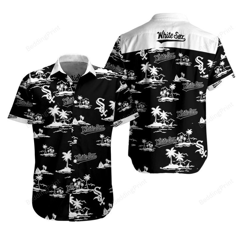 Chicago White Sox Vintage Mlb Hawaiian Shirt Tropical Aloha Button Up