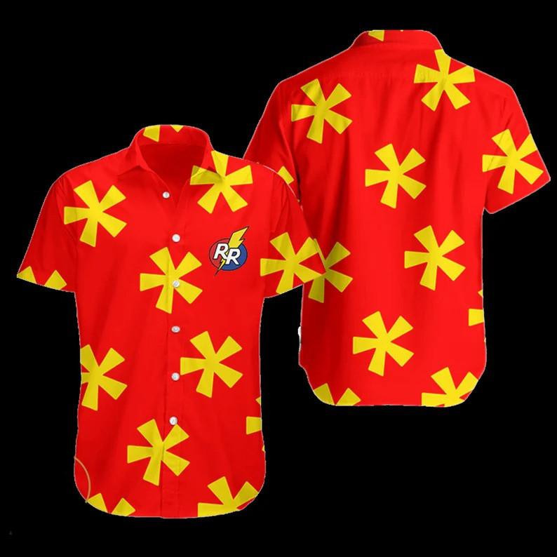 Chip N' Dale Disney Tv Series Logo Hawaiian Shirt Tropical Aloha Button Up