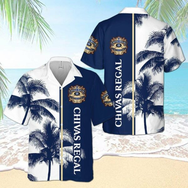 Chivas Regal Hawaiian Shirt Tropical Aloha Button Up