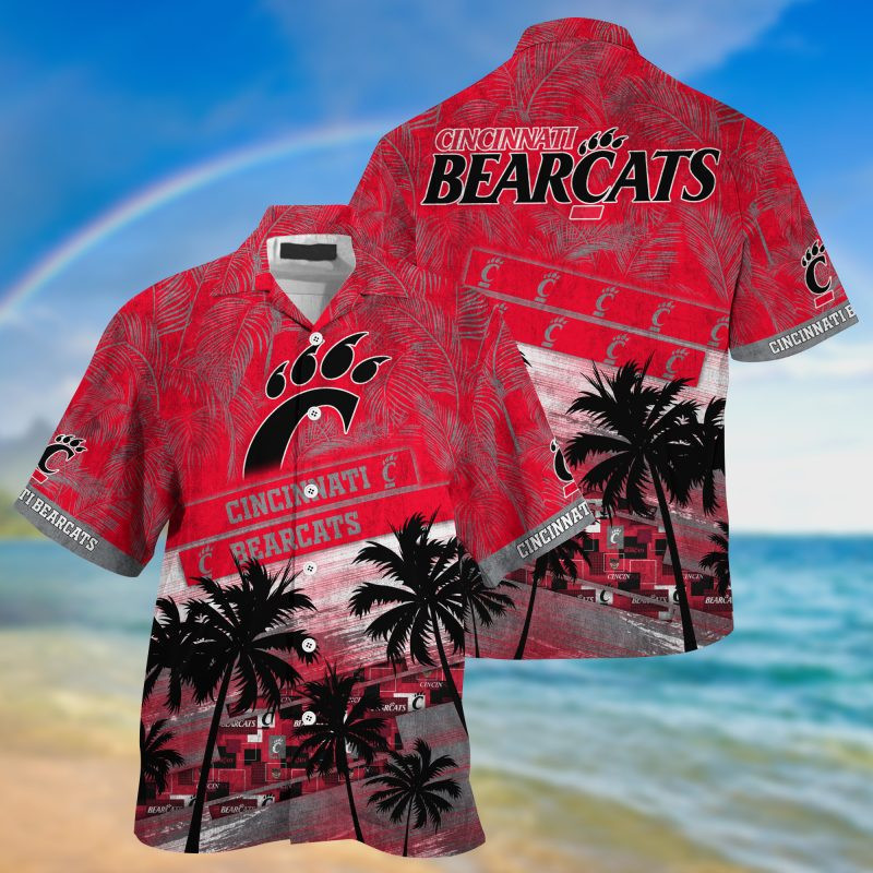 Cincinnati Bearcats Ncaa Trending Summer Hawaiian Shirt Tropical Aloha Button Up