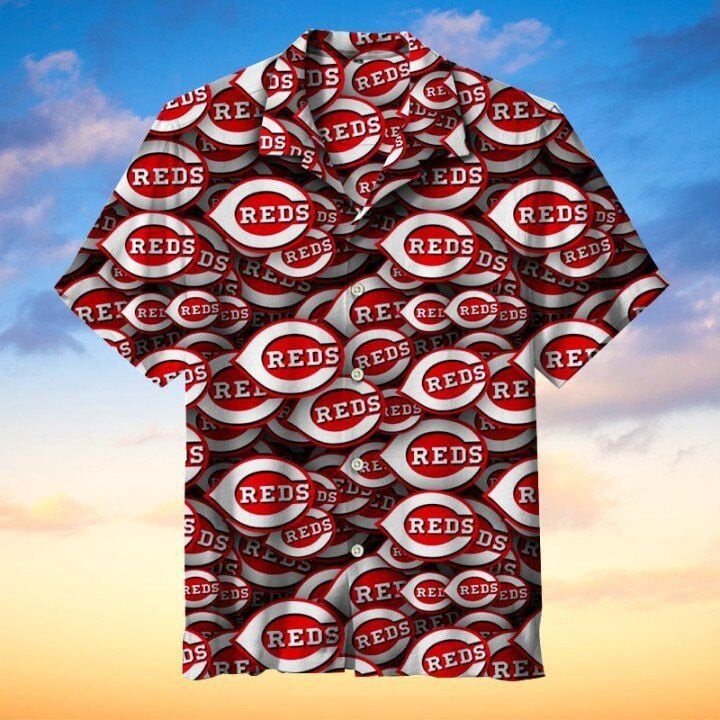Cincinnati Reds Hawaiian Mlb Premium Hawaiian Shirt Tropical Aloha Button Up