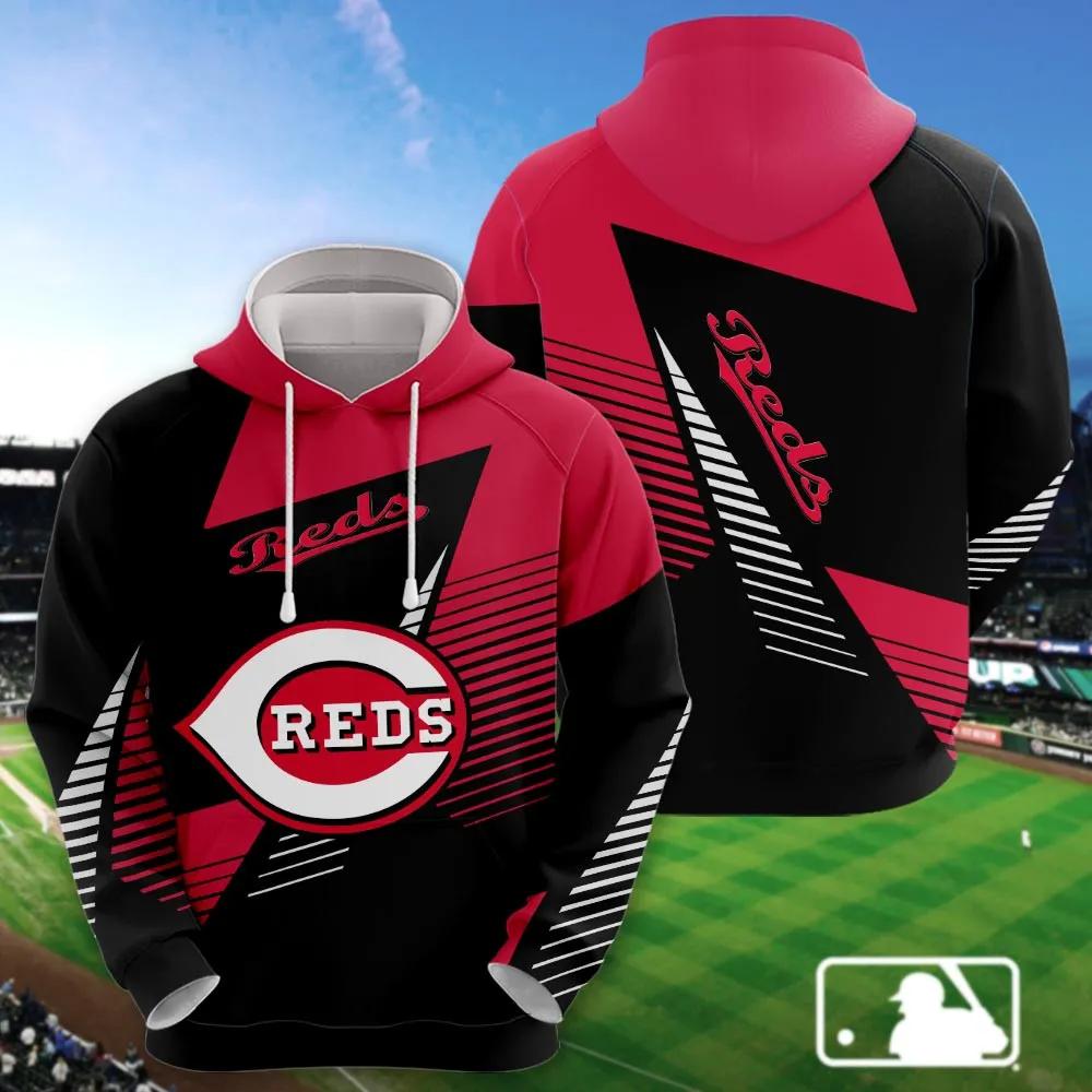Cincinnati Reds Printed MLB All Over Print Hoodie