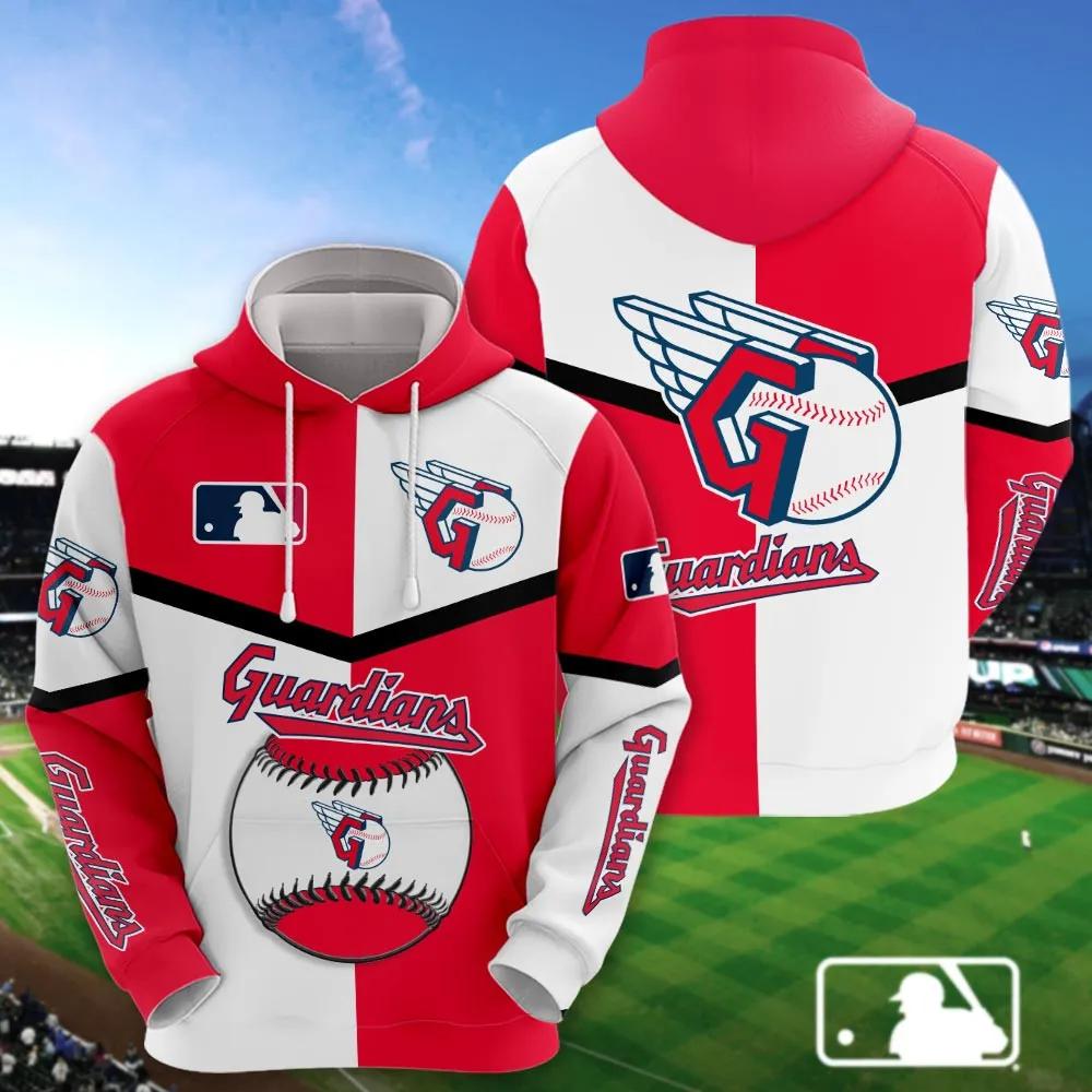 Cleveland Guardians 3D MLB All Over Print Hoodie