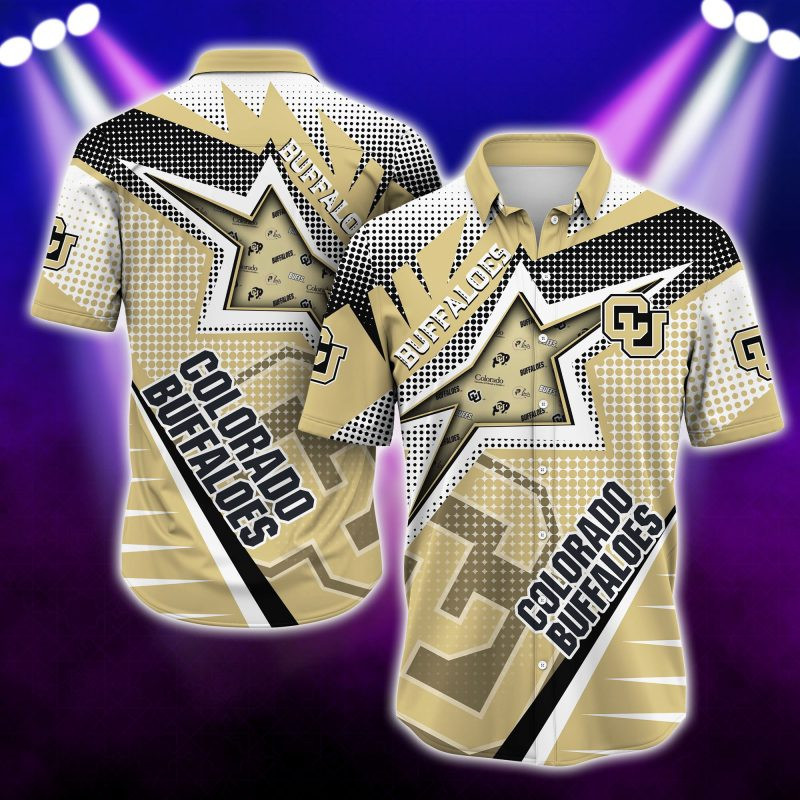 Colorado Buffaloes Ncaa Hawaiian Shirt Tropical Aloha Button Up