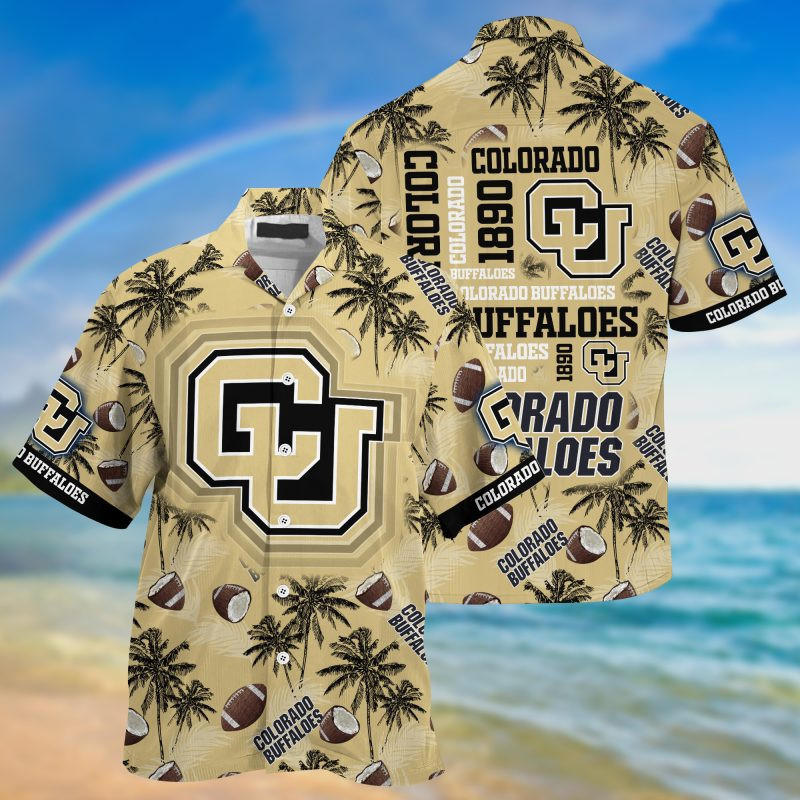 Colorado Buffaloes Ncaa Hawaiian Shirt Tropical Aloha Button Up