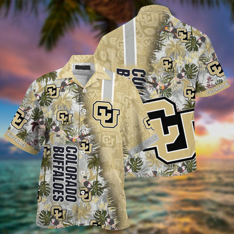 Colorado Buffaloes Ncaa Summer Hawaiian Shirt Tropical Aloha Button Up