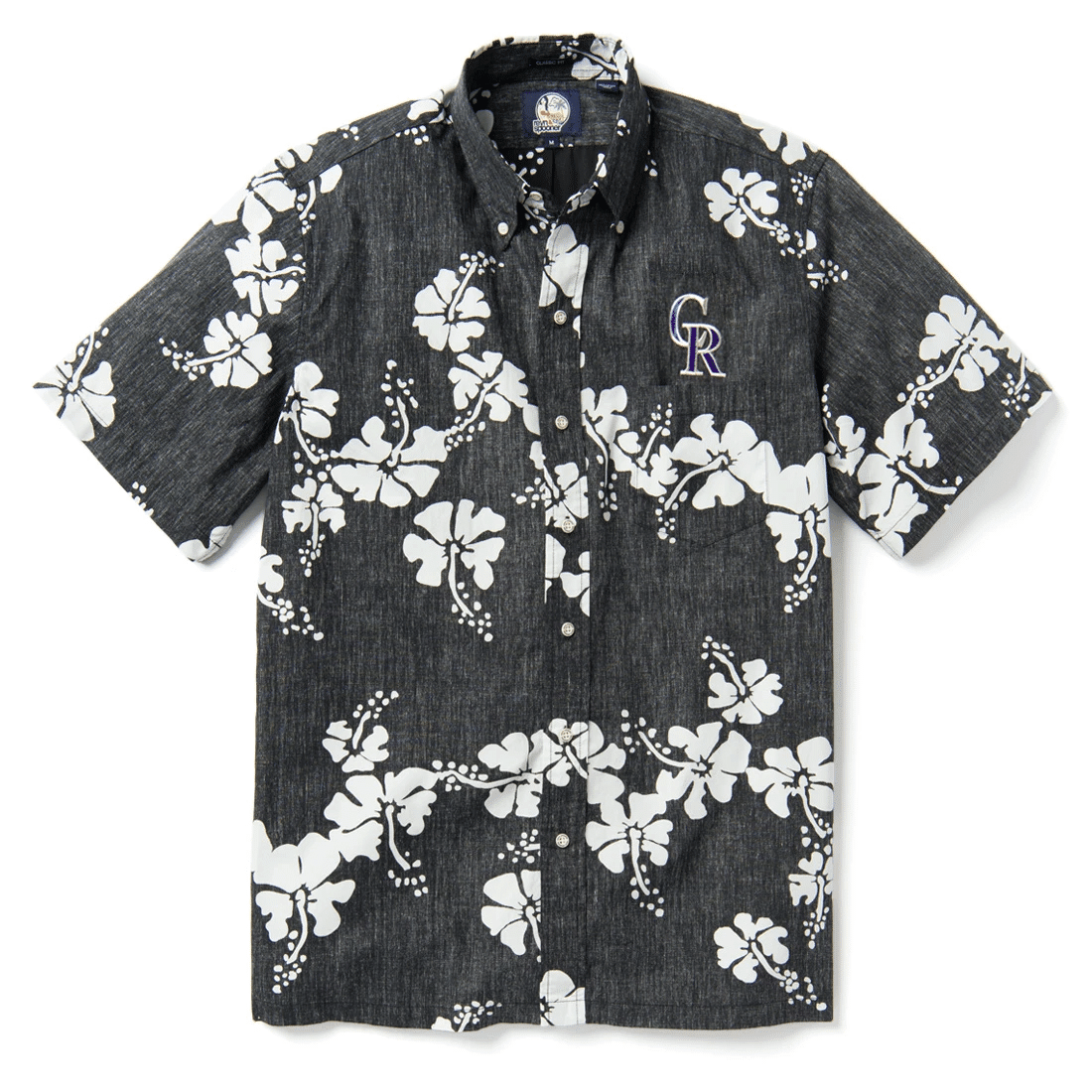 Colorado Rockies 50th State Hawaiian Shirt Tropical Aloha Button Up
