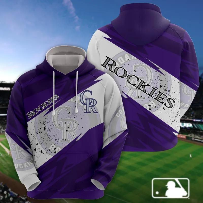 Colorado Rockies MLB All Over Print Hoodie