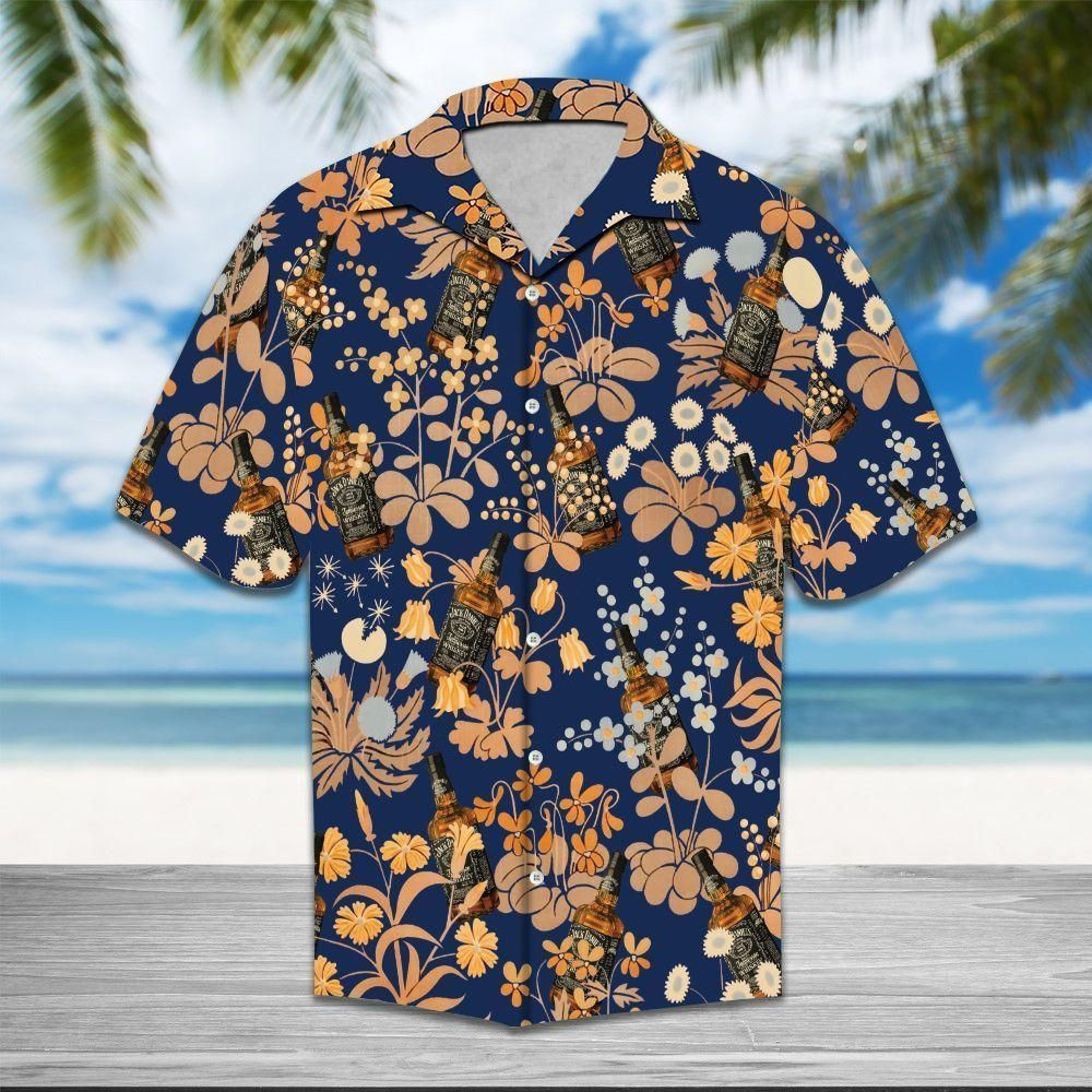 Cover Your Body With Amazing Whiskey Hawaiian Shirt Tropical Aloha Button Up