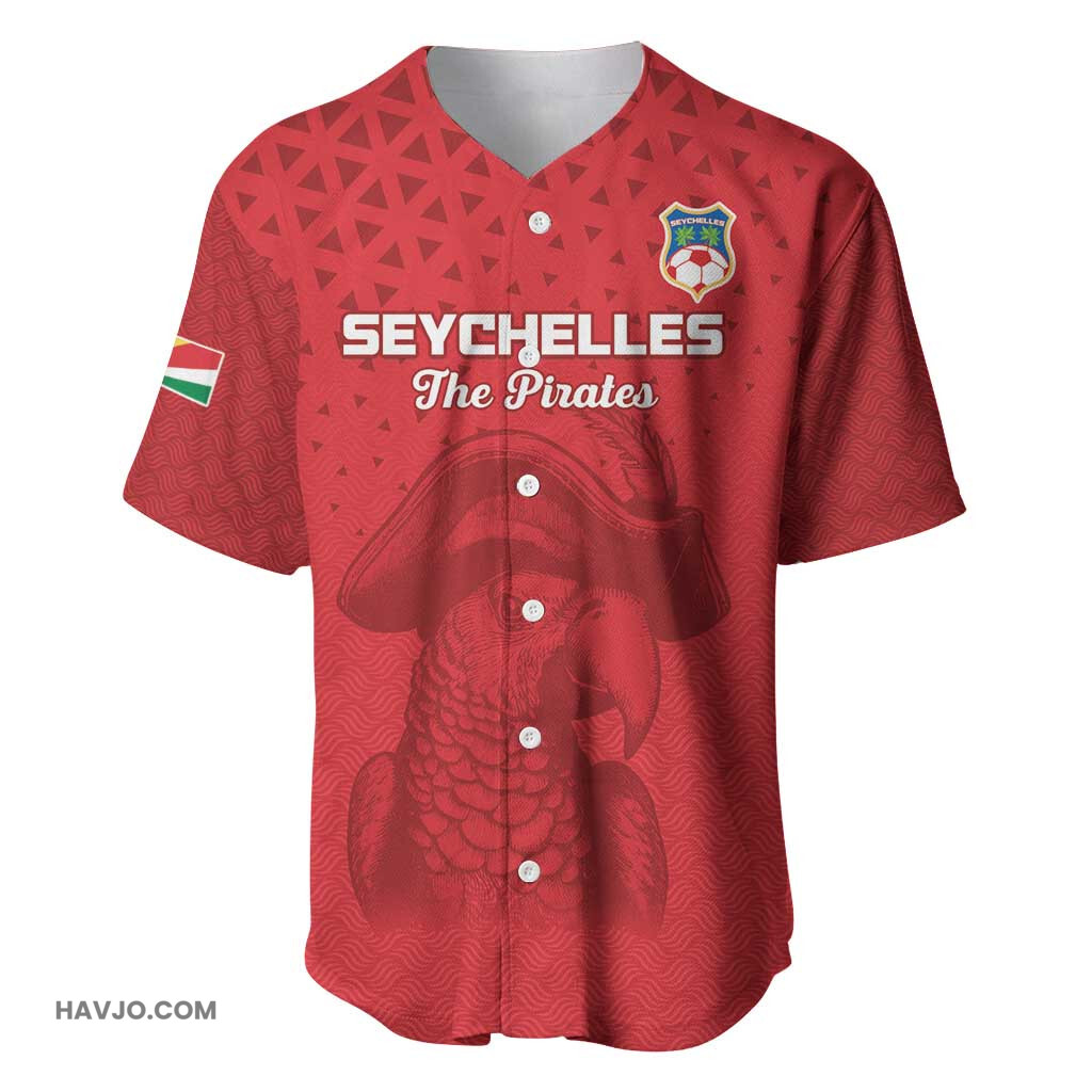 Custom Afro Seychelles Football Pirate Parrot Baseball Jersey
