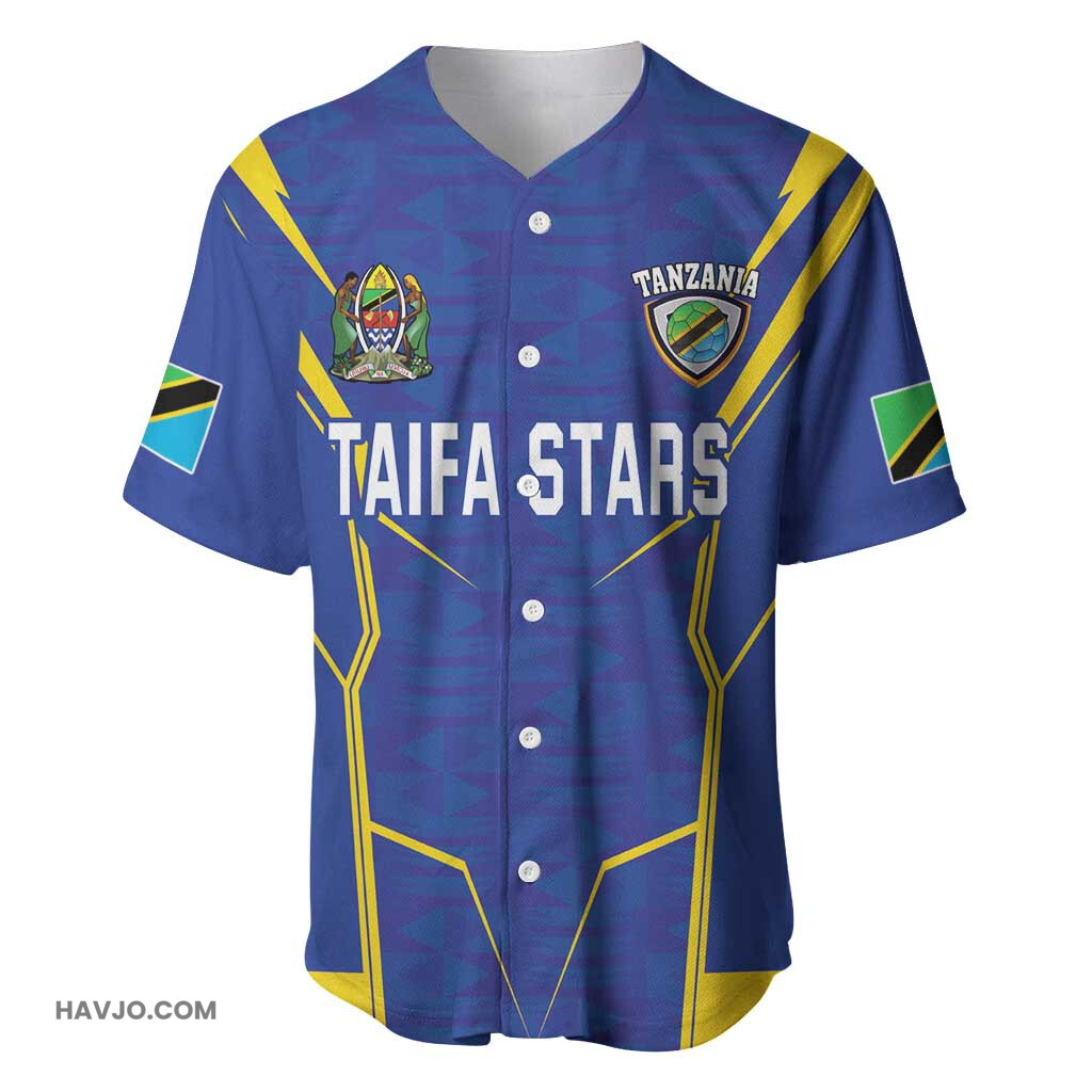 Custom Afro Tanzania Football Taifa Stars Go Champion Baseball Jersey