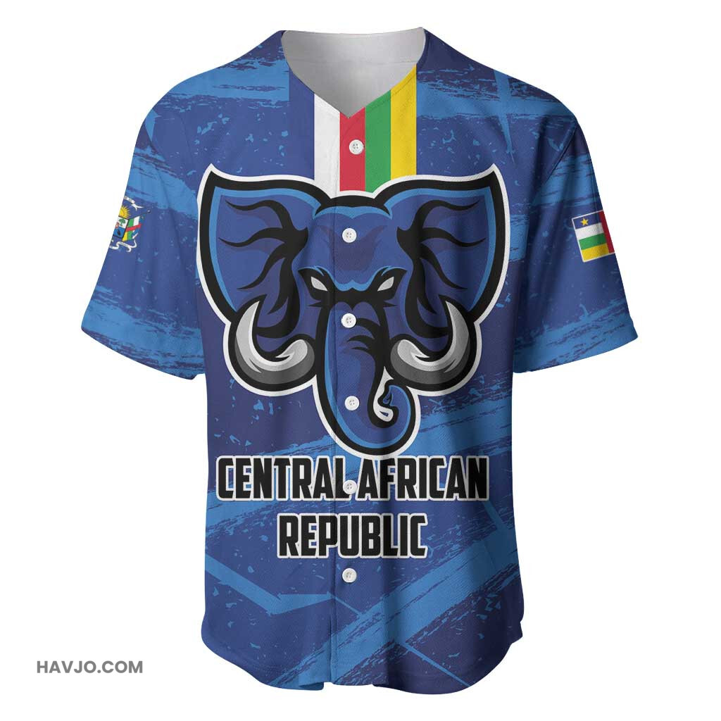 Custom Central African Republic Football African Come On Les Fauves Baseball Jersey