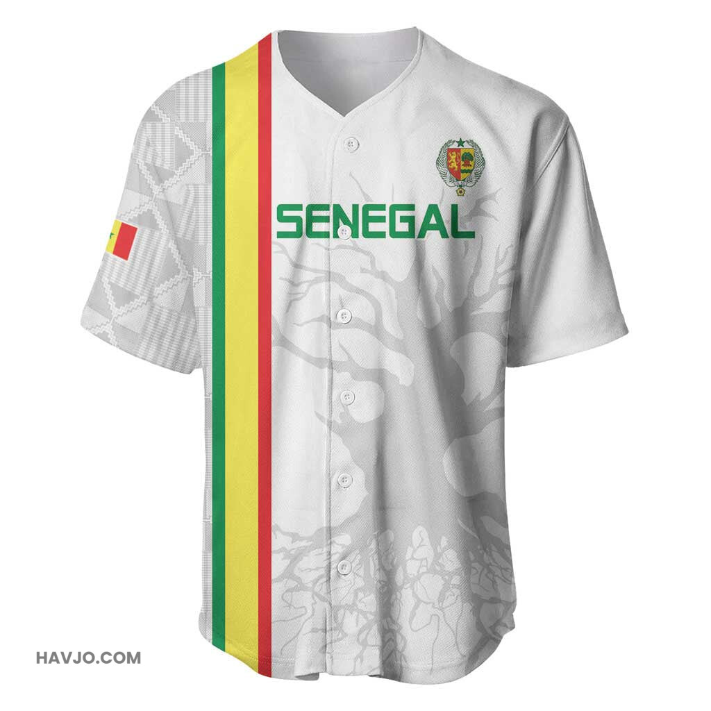 Custom Senegal Football We Are Champions Baseball Jersey