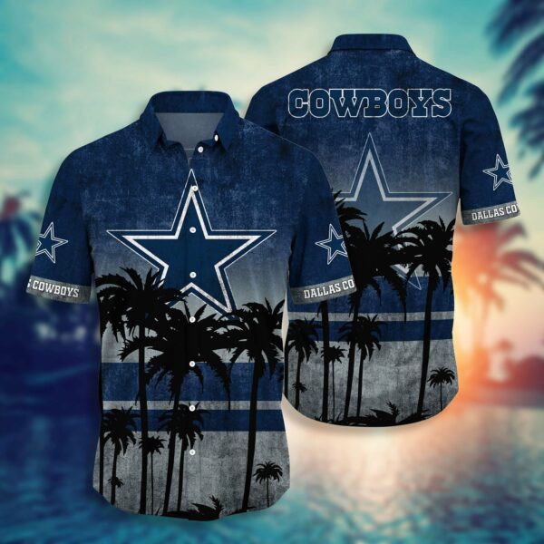 Dallas Cowboys Coconut Distressed1 Hawaiian Shirt Tropical Aloha Button Up