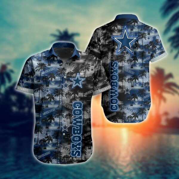 Dallas Cowboys Coconut Tropical Summer Hawaiian Shirt Tropical Aloha Button Up