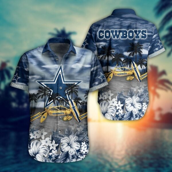Dallas Cowboys Lover New Summer Hawaiian Shirt Tropical Aloha Button Up