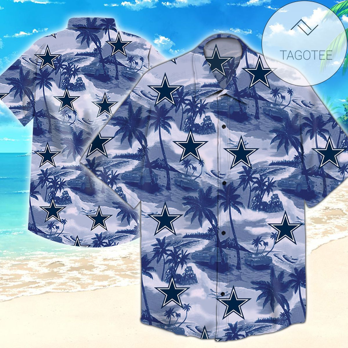 Dallas Cowboys Nfl Tommy Bahama 20Hawaiian Shirt Tropical Aloha Button Up