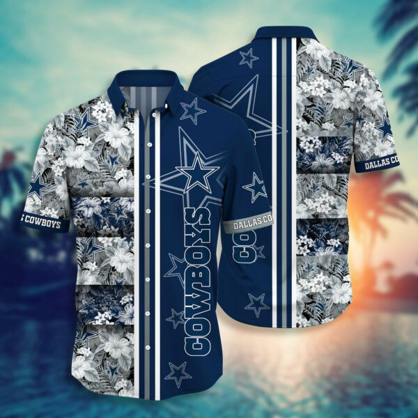 Dallas Cowboys2 Hawaiian Shirt Tropical Aloha Button Up