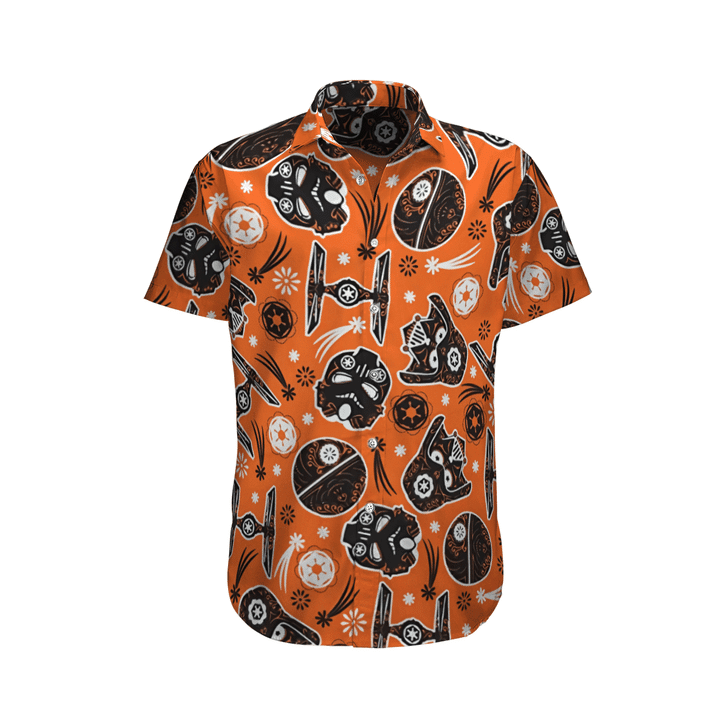 Darth Vader Death Star Star Wars Shirts Star Wars Hawaiian Shirt Tropical Aloha Button Up