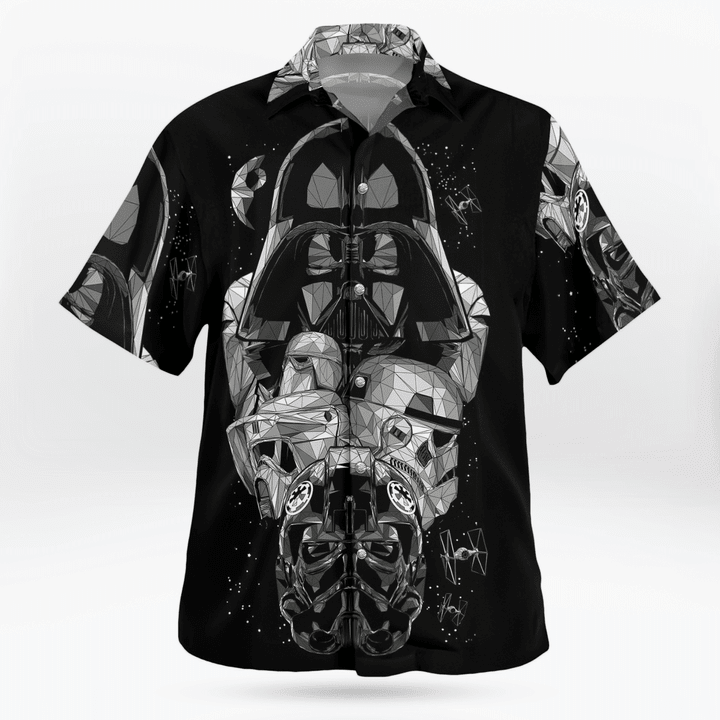 Darth Vader Stormtrooper Star Wars Hawaiian Shirt Tropical Aloha Button Up