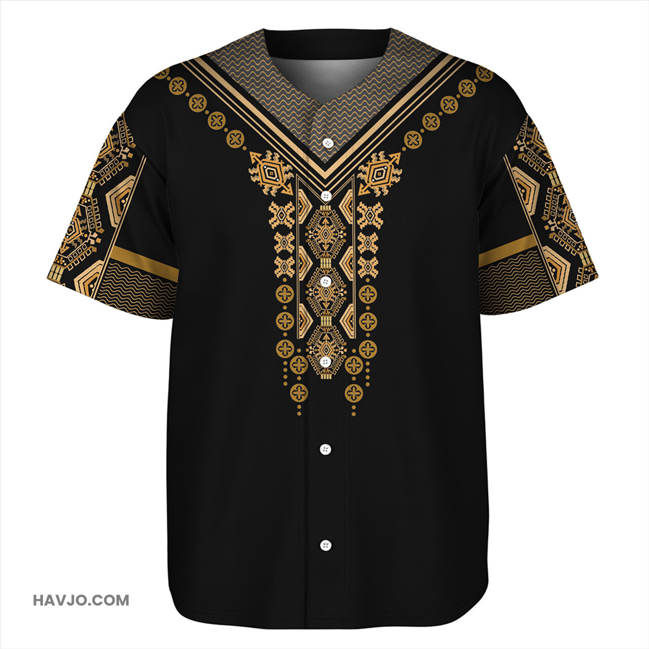 Dashiki Dashiki Black Color Dropi Baseball Jersey