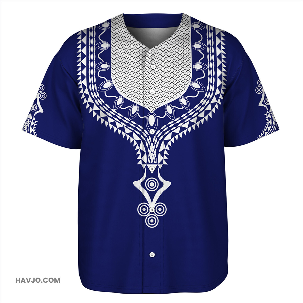 Dashiki Dashiki Blue Color Baseball Jersey