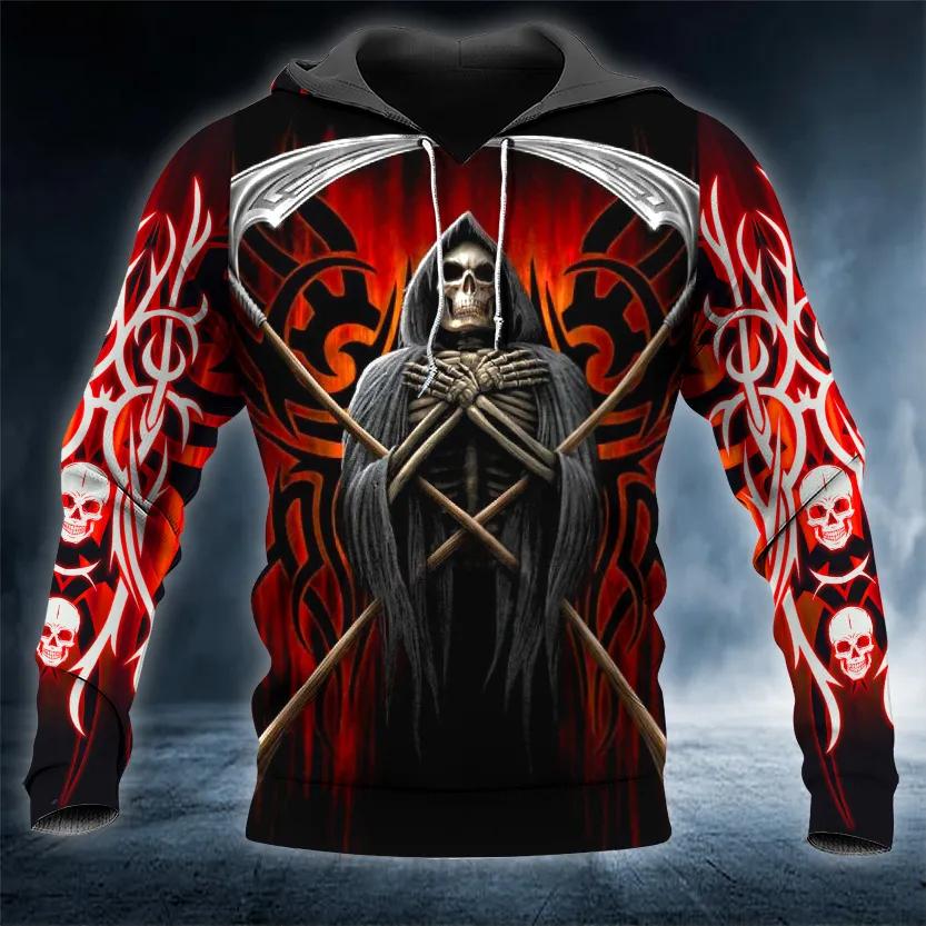 Death Note Skull 3D All Over Print Hoodie