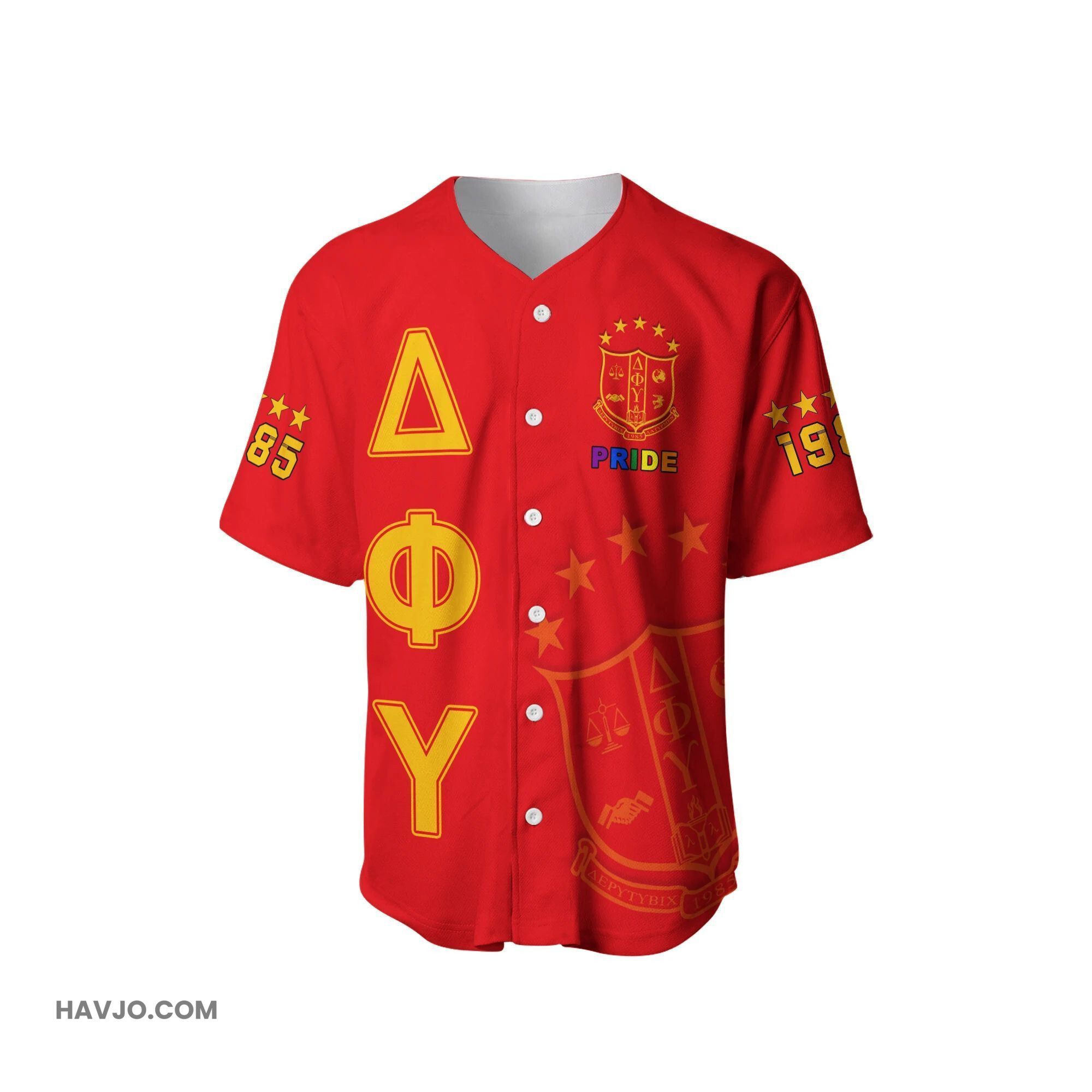 Delta Phi Upsilon Pride Baseball Jersey