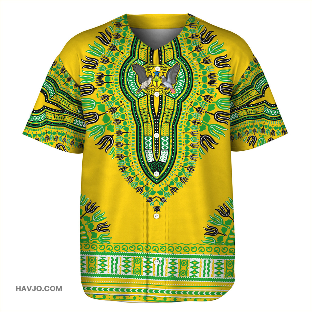 Democratic Republic of Sao Tome and Principe Dashiki Baseball Jersey