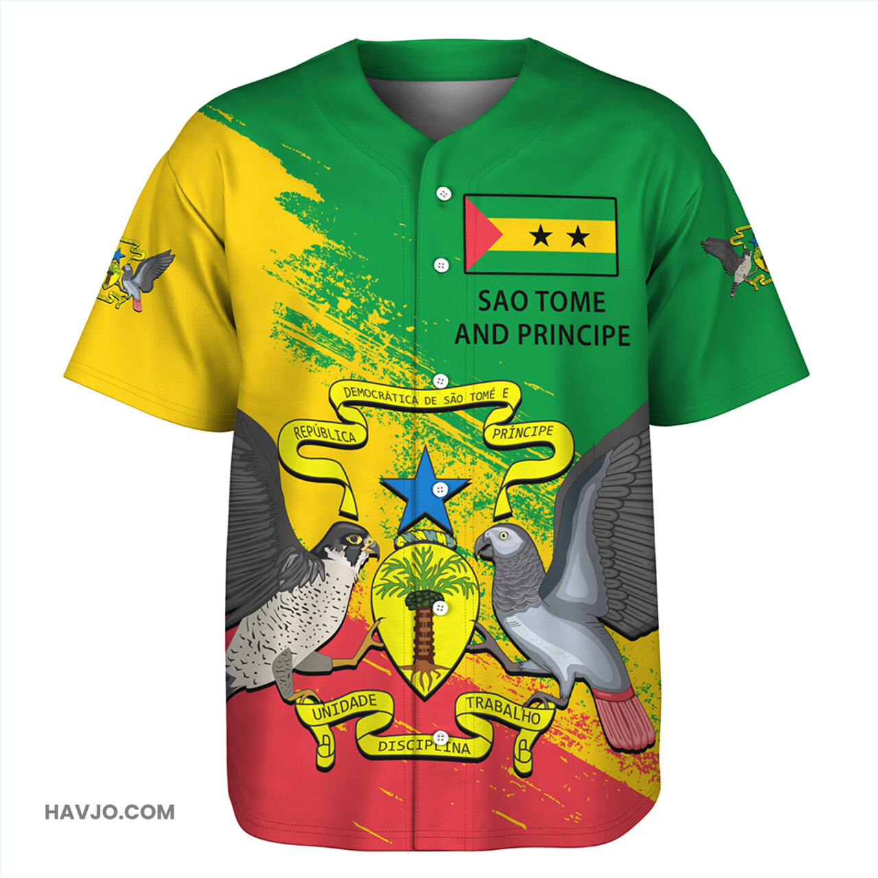 Democratic Republic of Sao Tome and Principe Special Style Baseball Jersey
