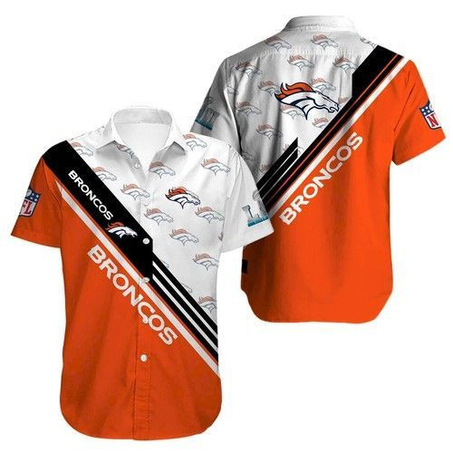 Denver Broncos Hawaiian Shirt Tropical Aloha Button Up